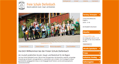 Desktop Screenshot of freie-schule-diefenbach.de